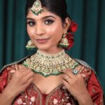 Green Kundan Necklace Set For Rent