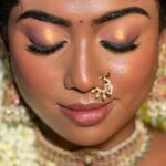 Peacock White Stone Designer Nosepin