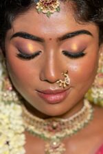 Peacock White Stone Designer Nosepin