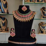 Jadau Kundan Necklace Set For Rent