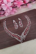 Ad Red Stone Designer  Necklace