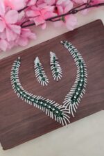 Ad Green Stone Designer  Necklace