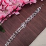 Ad White Stone Designer Hair Accessories