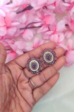 Victorian Purple Earrings - Image 2