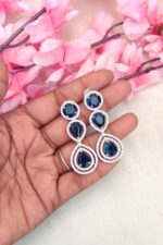 Blue Stone Earrings - Image 2