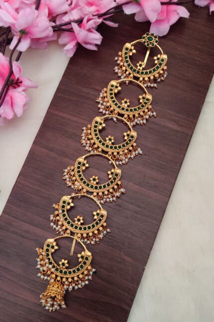 Beautiful Gree Designer Messy Braid