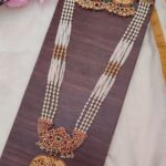 Lakshmi Designer Green Stone Long Necklace