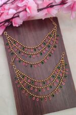 Drop Designer Multi Stone Ear Chain