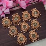 Beautiful Green Stone Jadabillai (9Nos)