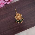 Green Beads Lakshmi Designer Tikka