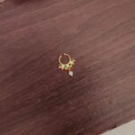 Multi Colour Pearl Hanging Nosepin