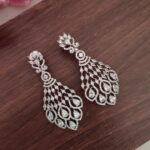 Beautiful White Stone Earrings