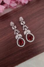 Beautiful Red Stone Earrings