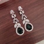 Beautiful Dark Green Stone Earrings