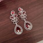 Beautiful Red Stone Earrings