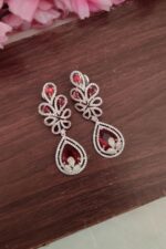 Beautiful Red Stone Earrings