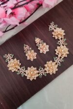 Ad Flower Stone Designer Necklace