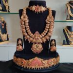 Premium HandMade Silver Designer Jewellery Set For Rent