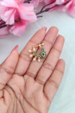 GreenColour Peacock Designer Nosepin - Image 2