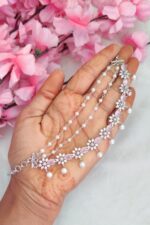 Baby Pink AD Designer Ear Chain - Image 2