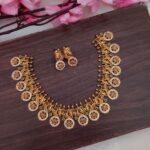 Premium Peacock Flower Designer Necklace