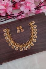 Premium Peacock Flower Designer Necklace