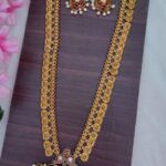 Beautiful Coin Designer Long Necklace Set