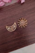 Beautiful White Stone Designer Sun Moon