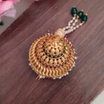 Premium Pearl Hanging Designer Andal Kondai