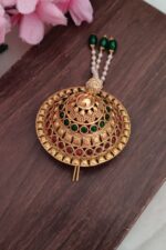 Multi Colour Green Beads Designer Andal Kondai