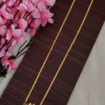 Double Swan White Pink Designer Chain