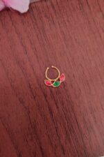 Beautiful Multi Stone Designer Nosepin