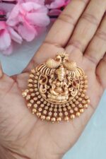 Premium Peacock Lakshmi Designer Bunbillai - Image 2