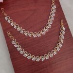 Trendy Stone Designer Ear Chain