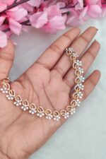 Trendy Stone Designer Ear Chain - Image 2