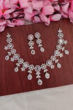 Ad White Stone Designer Necklace