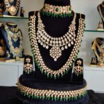 Green Beads KundanBridal Set For Rent