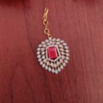 AD Ruby Stone Designer Tikka