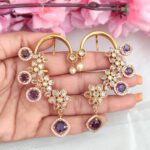 Beautiful Purple Stone EarCuff