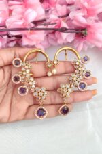 Beautiful Purple Stone EarCuff
