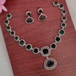 AD Green Stone Designer Necklace