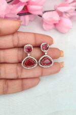 AD Red Stone Designer Necklace - Image 3