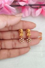 Beautiful Lakshmi Flower Designer Necklace - Image 3