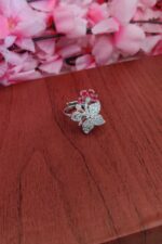 Beautiful AD Flower Designer Finger Ring