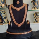 Premium multiStone Lakshmi Designer Bridal Set