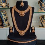 Premium Full Gold Lakshmi Designer Bridal Set