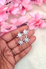 Unique White Stone Designer Necklace - Image 3