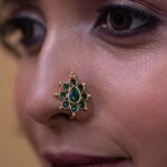 Green Stone Designer Nosepin