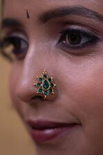 Green Stone Designer Nosepin