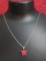 Trendy Butterfly Charm Necklace